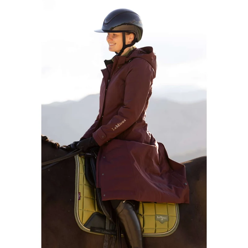 LeMieux Veste Longue Erin Waterproof Padded Bramble