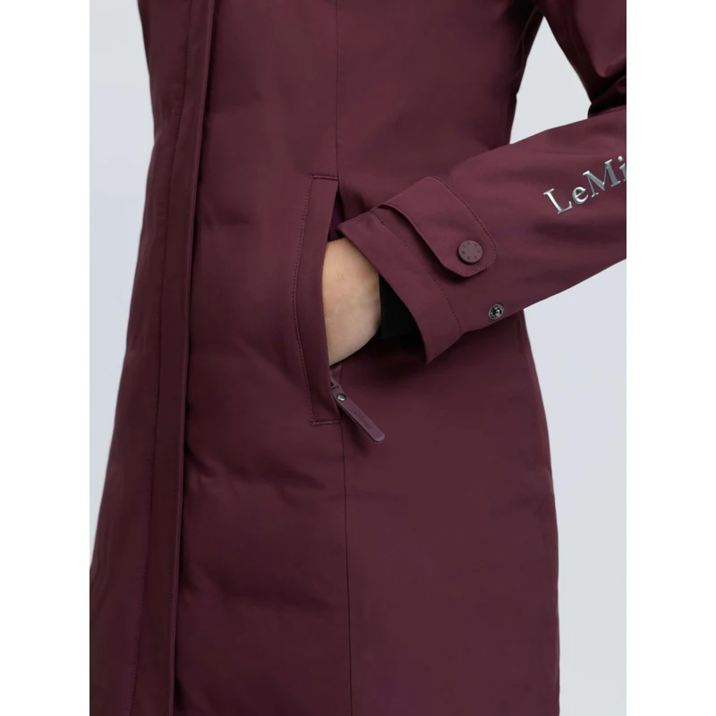 LeMieux Veste Longue Erin Waterproof Padded Bramble
