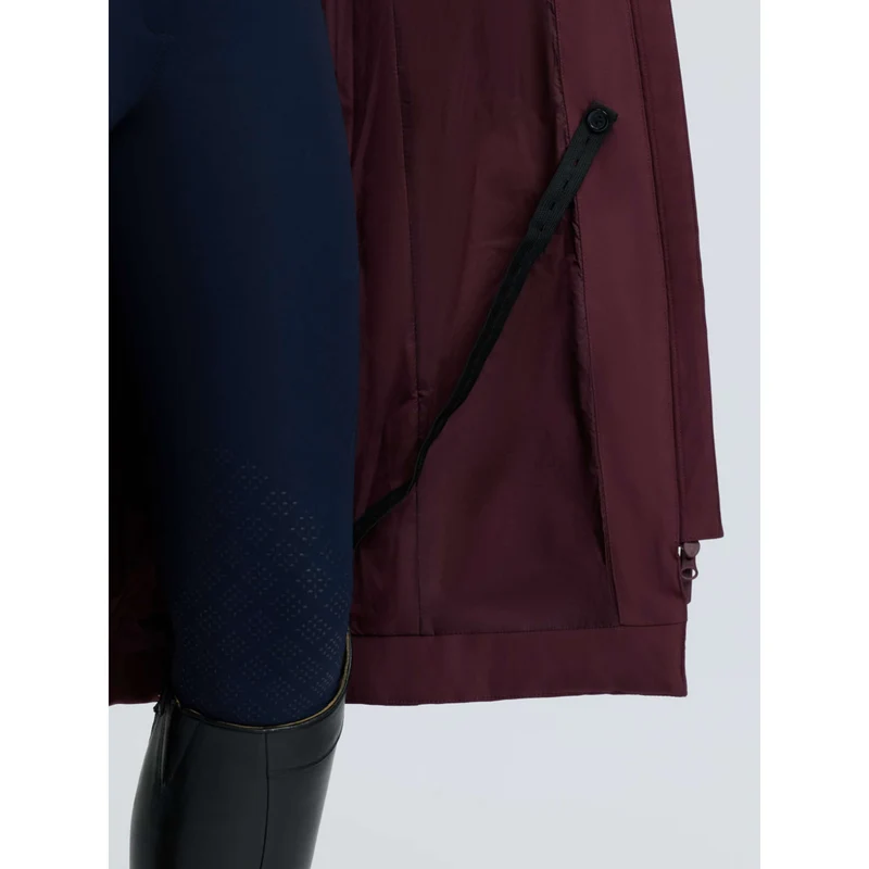 LeMieux Veste Longue Erin Waterproof Padded Bramble