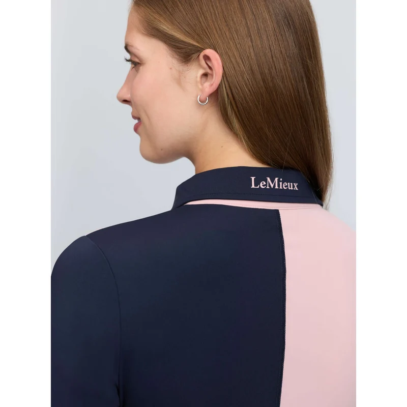 LeMieux Baselayer Harlequin Rugby Petal/Navy