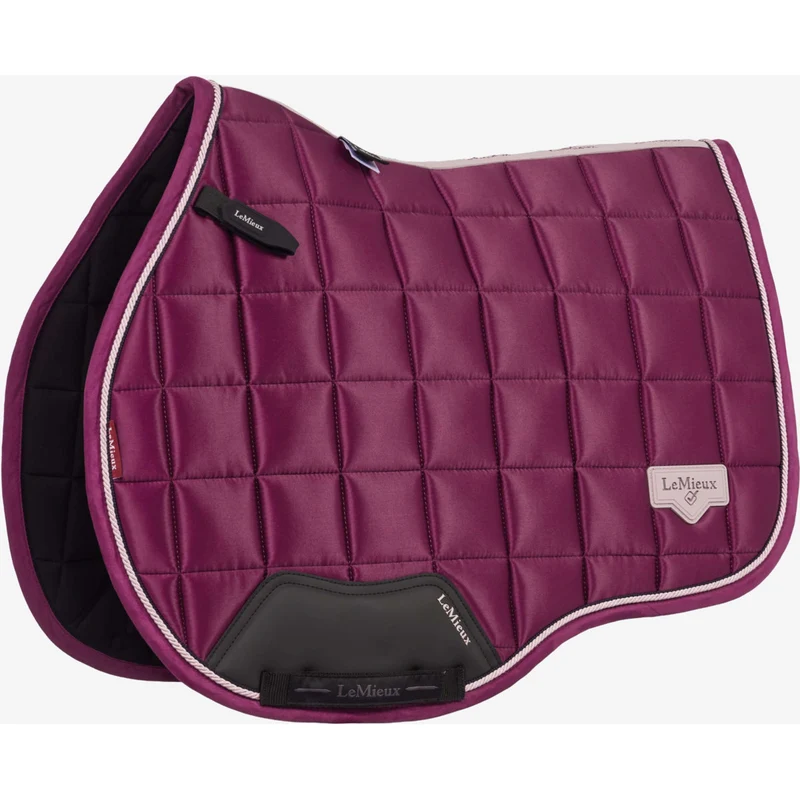 LeMieux Tapis de Selle Loire Classic Square Polyvalence Blackberry