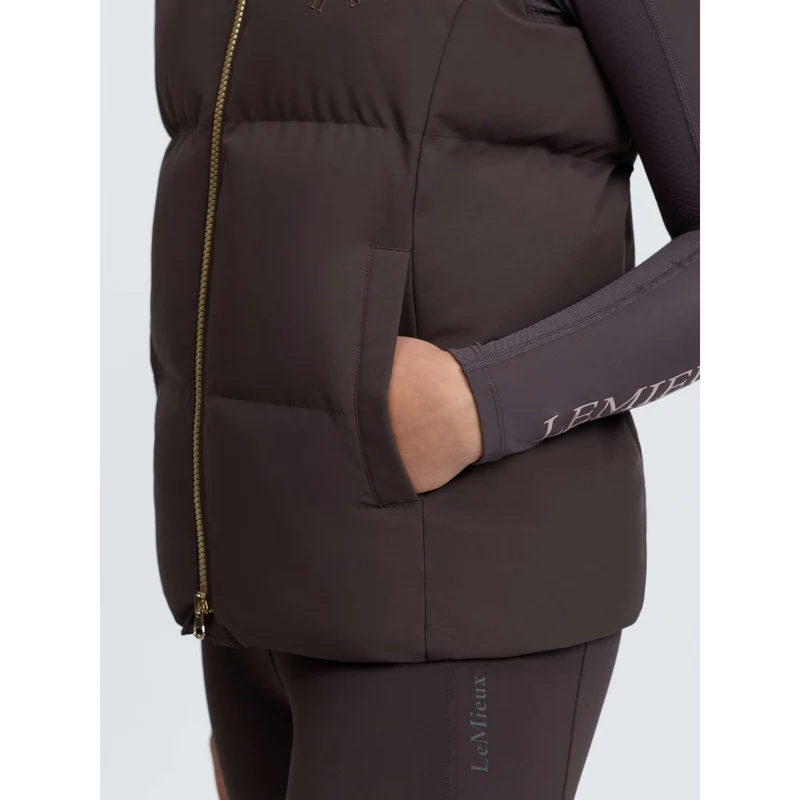 LeMieux Bodychauffant Joey Hooded Kids Cocoa