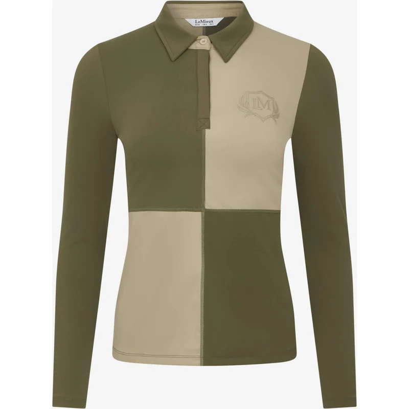 LeMieux Baselayer Harlequin Rugby Willow/Pear