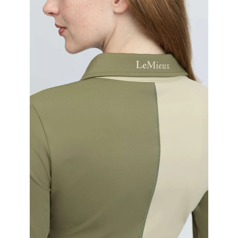 LeMieux Baselayer Harlequin Rugby Willow/Pear