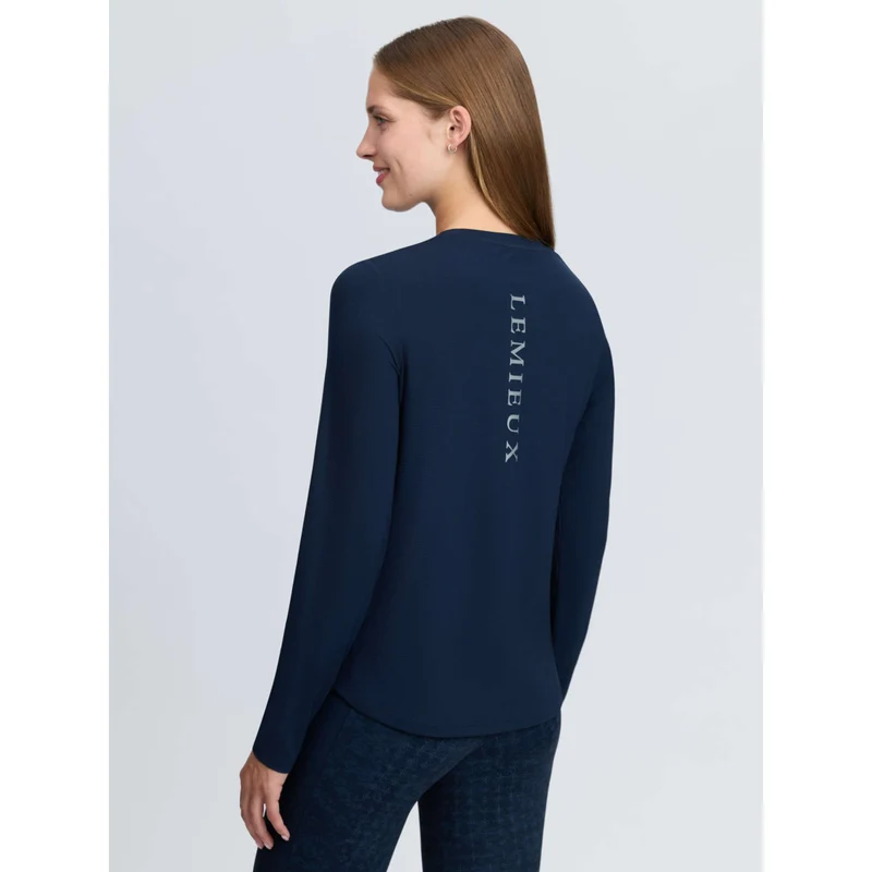 LeMieux Baselayer Sports Tee Longues Manches Marine