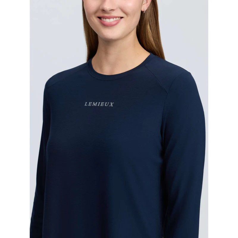 LeMieux Baselayer Sports Tee Longues Manches Marine