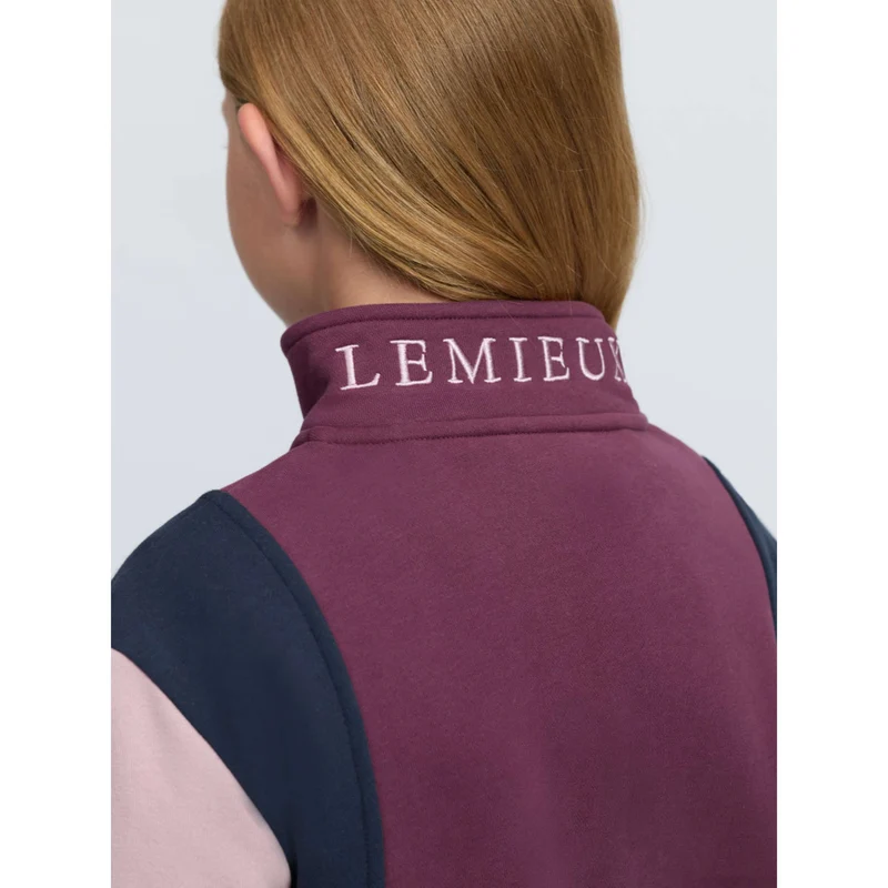 LeMieux Pull Viola Quarter Zip Kids Bramble