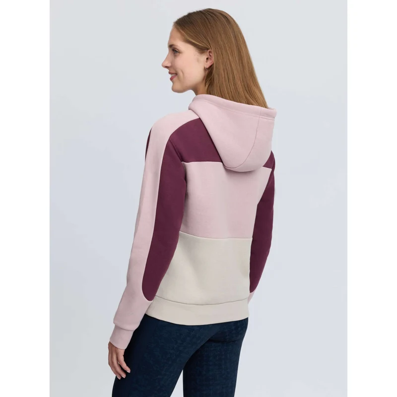 LeMieux Pull col Hoodie Kadie Colour Block Wild Rose