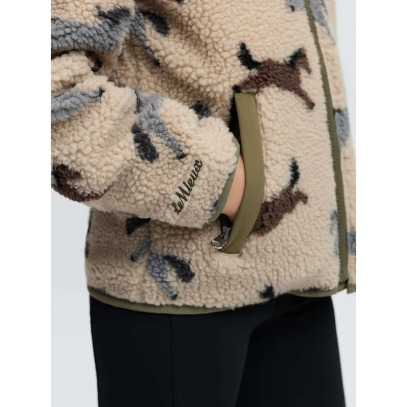 LeMieux Veste Theo Pony Fleece Kids Willow Green