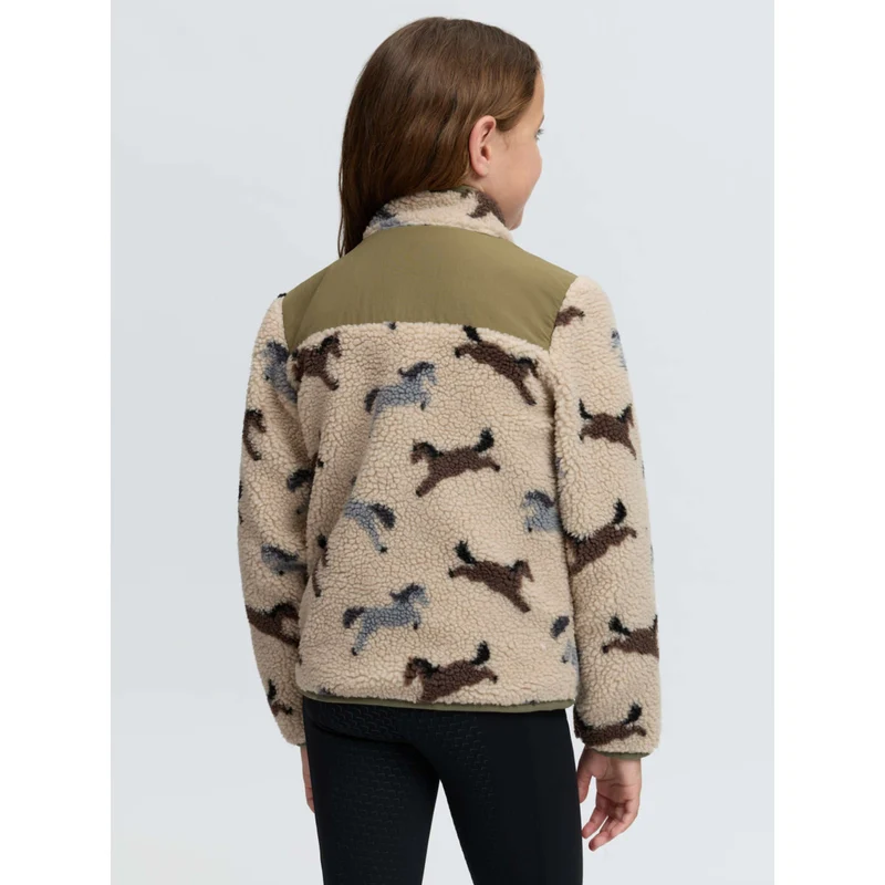 LeMieux Veste Theo Pony Fleece Kids Willow Green
