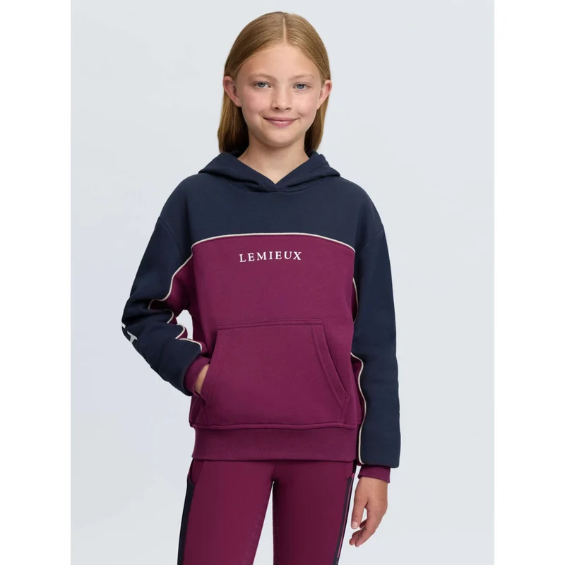 LeMieux Pull col Hoodie Sadie Kids Blackberry