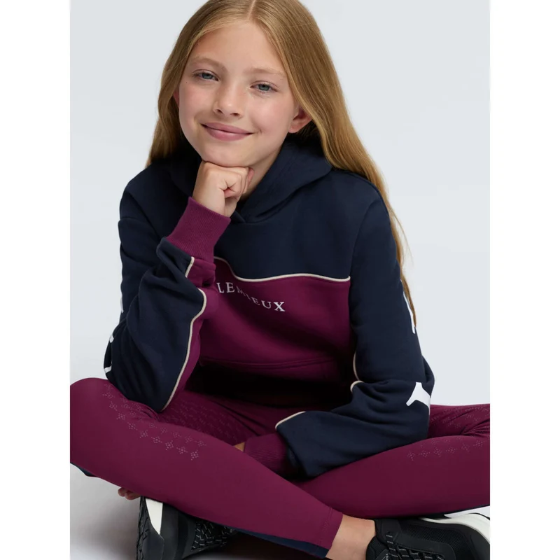 LeMieux Pull col Hoodie Sadie Kids Blackberry