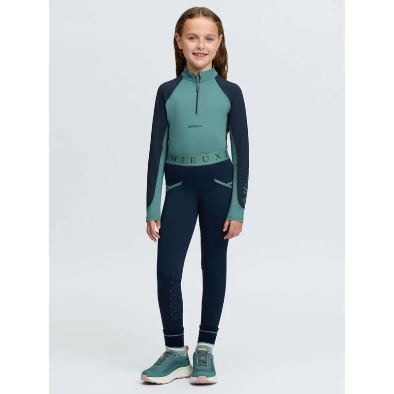 LeMieux Baselayer Kids Navy/Aloe