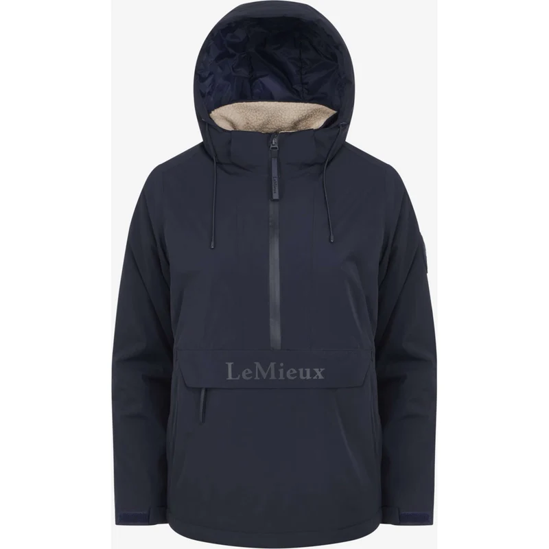 LeMieux Veste Phoebe Half Zip Waterproof Anorak Marine