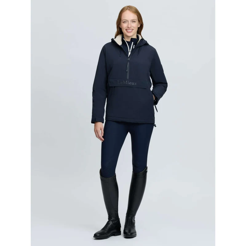 LeMieux Veste Phoebe Half Zip Waterproof Anorak Marine