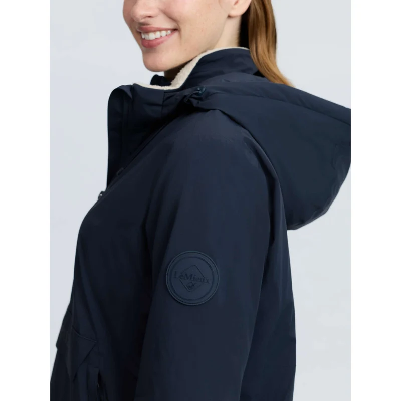 LeMieux Veste Phoebe Half Zip Waterproof Anorak Marine