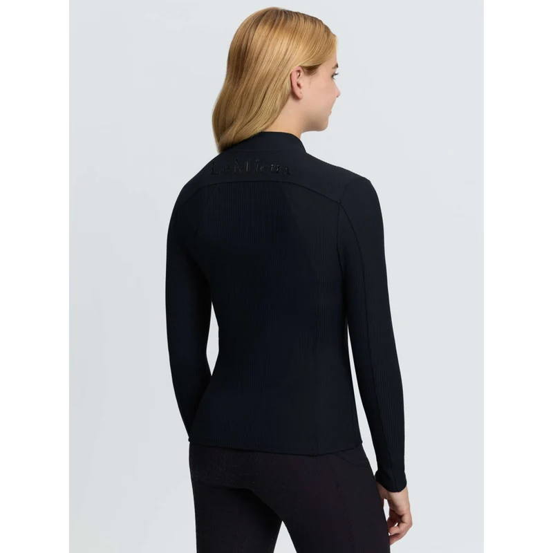 LeMieux Baselayer Raye Ribbed Kids Noir