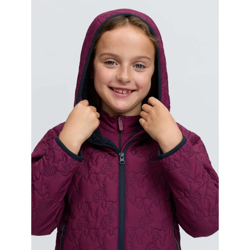 LeMieux Veste Lola Quilted Kids Blackberry