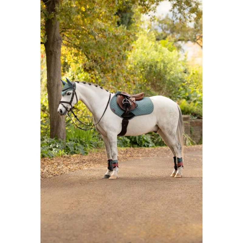 LeMieux Tapis de Selle Suede Square de Saut Aloe