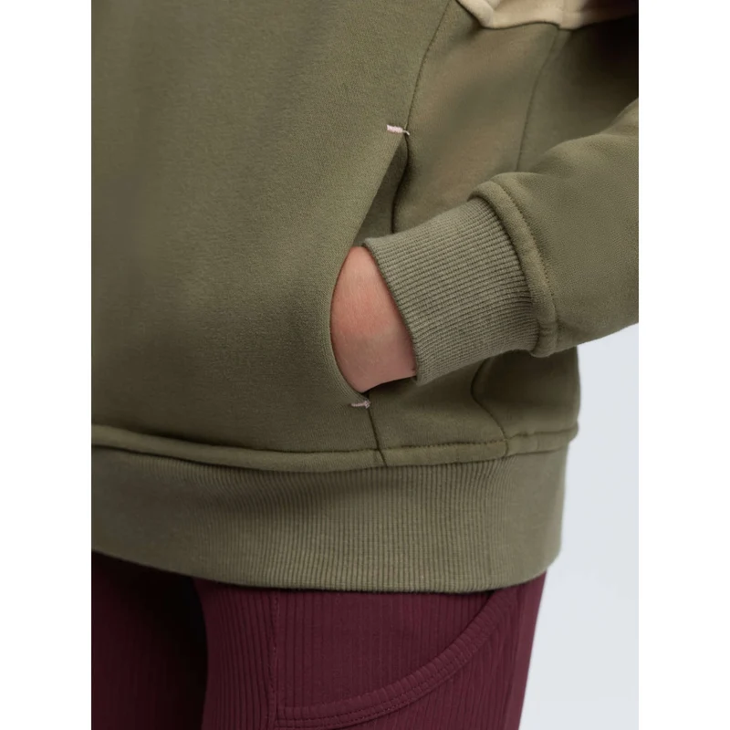 LeMieux Pull Viola Quarter Zip Kids Willow Green