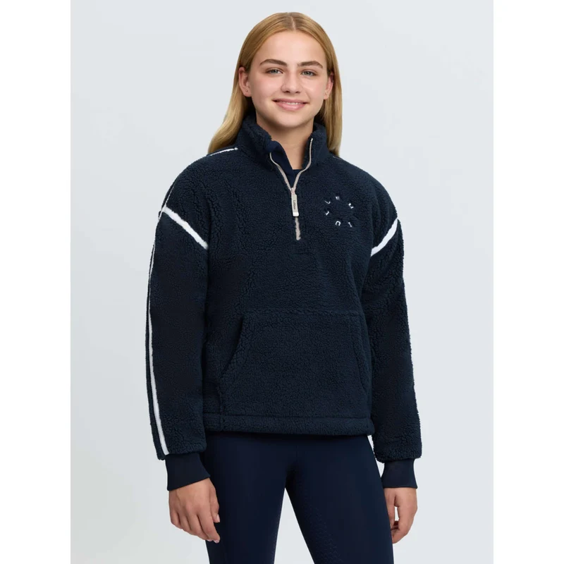 LeMieux Pull Jody Teddy Fleece Kids Marine