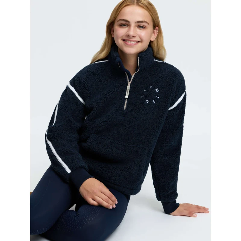 LeMieux Pull Jody Teddy Fleece Kids Marine