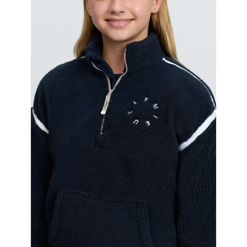 LeMieux Pull Jody Teddy Fleece Kids Marine