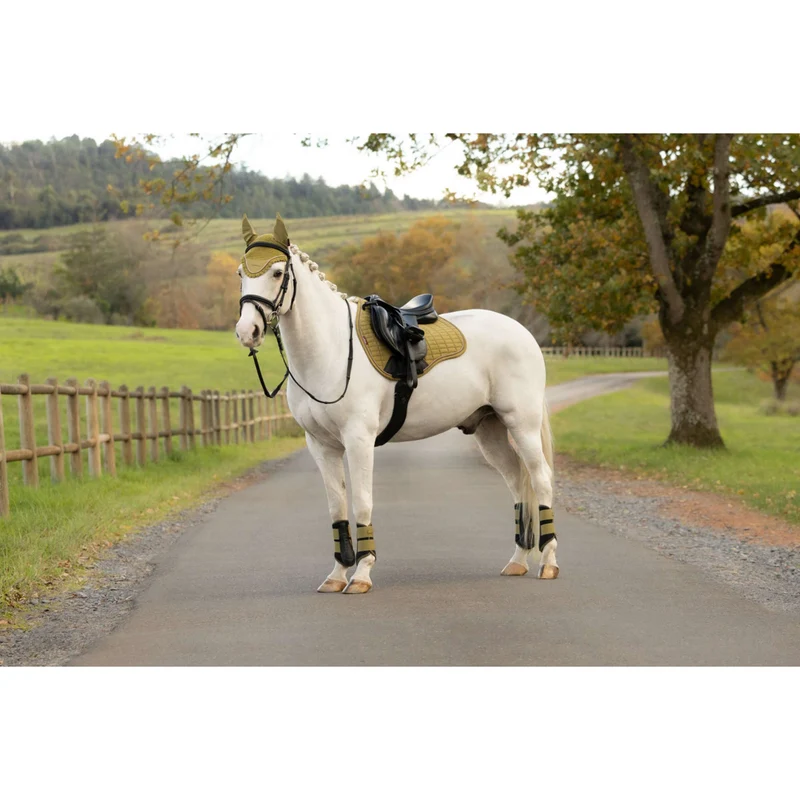 LeMieux Tapis de Selle Suede Square Polyvalence Gooseberry