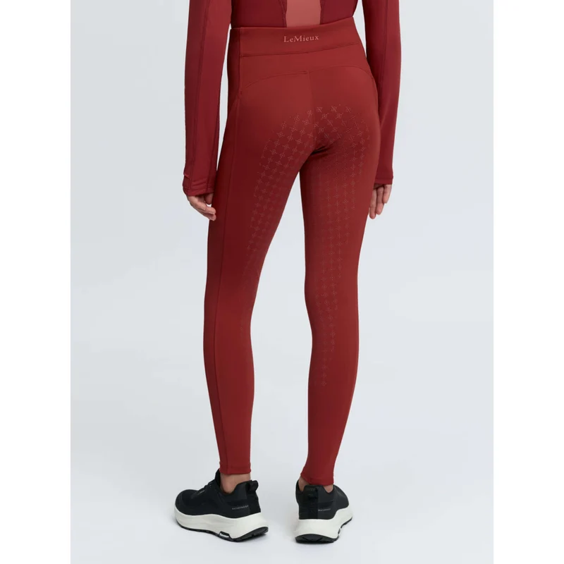 LeMieux Legging d'Équitation Orla Kids Full Grip Russet