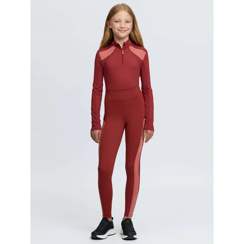 LeMieux Legging d'Équitation Orla Kids Full Grip Russet
