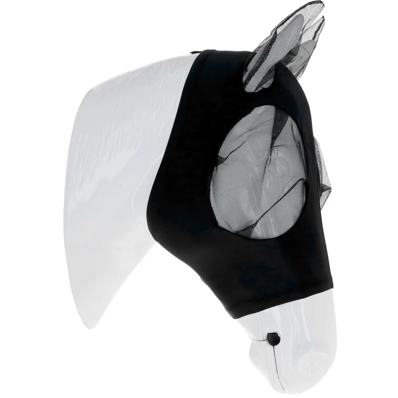 WeatherBeeta Masque Anti-Mouches Deluxe Stretch Bug avec Oreilles Noir