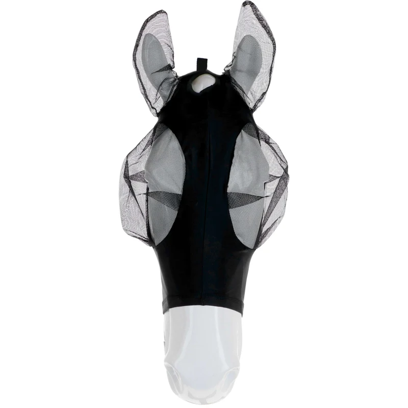 WeatherBeeta Masque Anti-Mouches Deluxe Stretch Bug avec Oreilles Noir