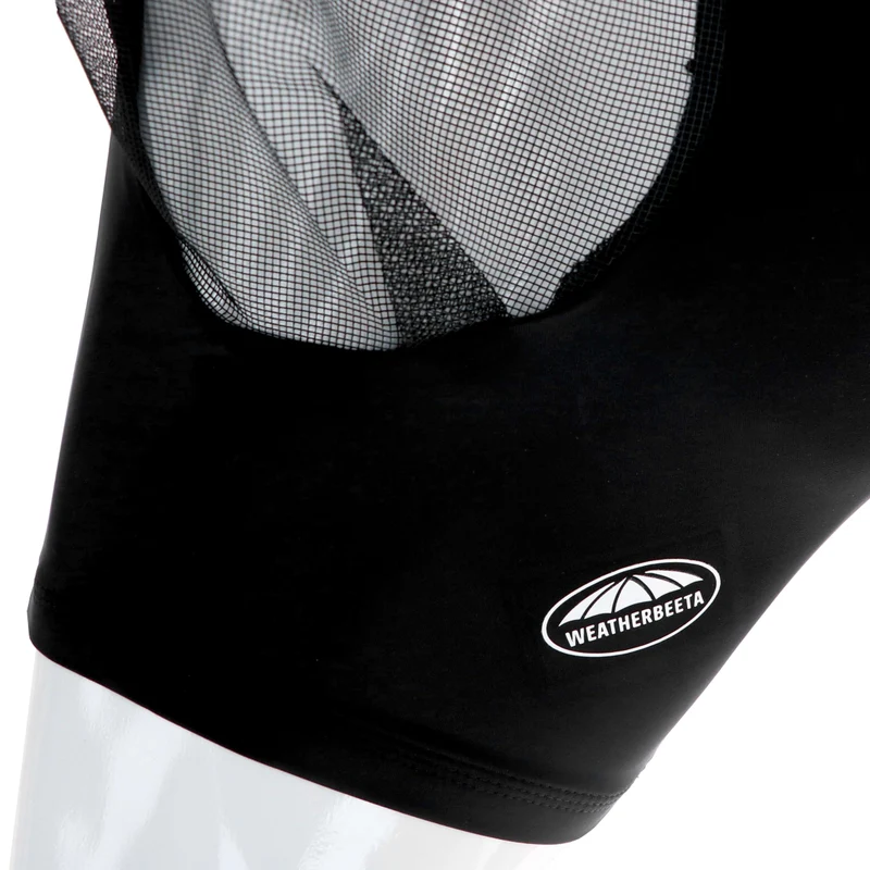 WeatherBeeta Masque Anti-Mouches Deluxe Stretch Bug avec Oreilles Noir