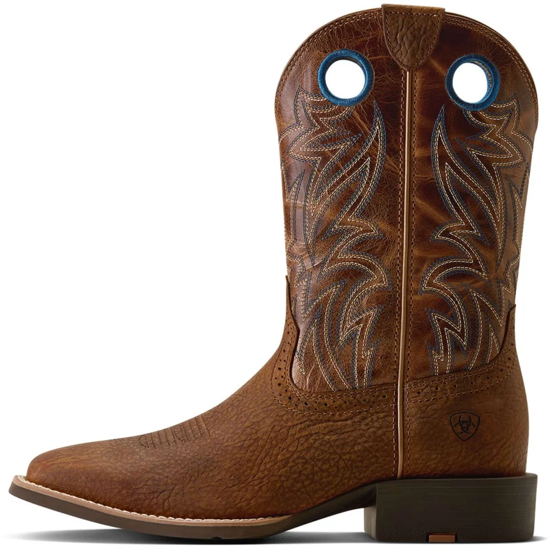 Ariat Bottes Western Sport Sidebet Hommes Dark Tan