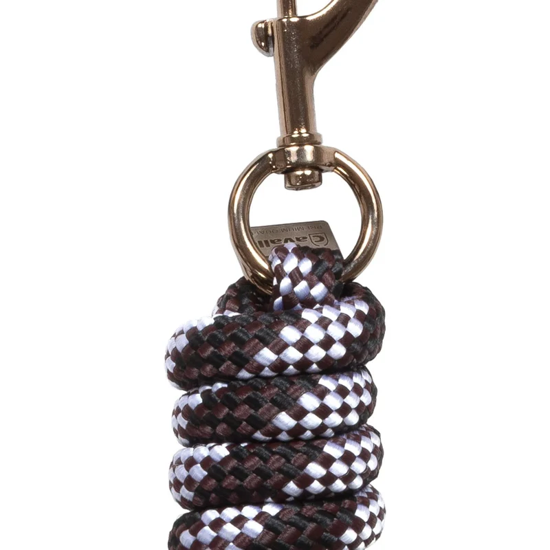 Cavallo Corde pour Licol CavalJace avec Mousqueton Café Noir