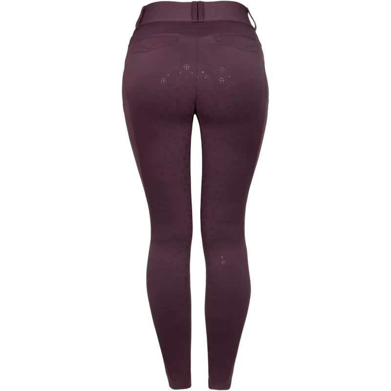 Cavallo Pantalon d'Équitation CavalCandera Grip Mobile Full Grip Dusty Plum