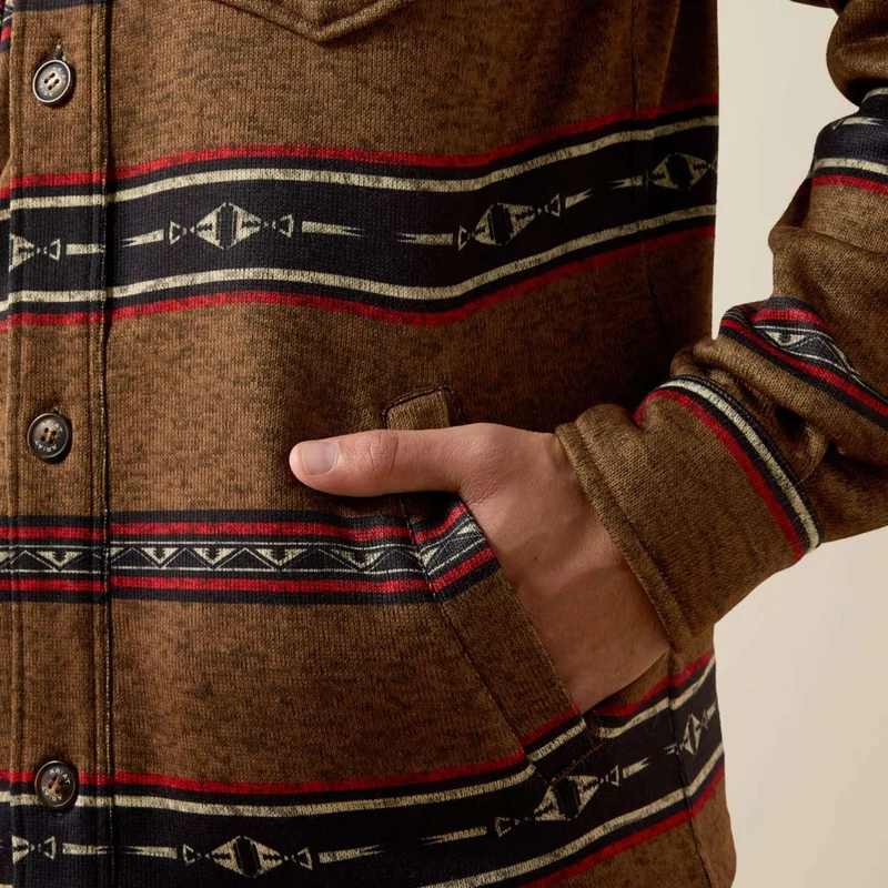 Ariat Blouse Caldwell Hommes Toffee Serape