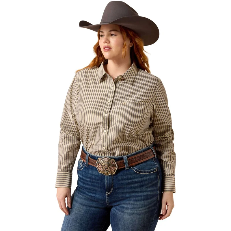 Ariat Blouse Kirby Femme Chocolate Plum