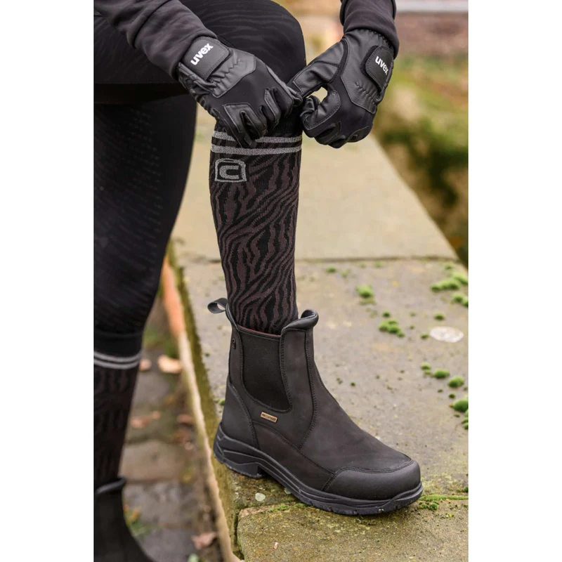 Cavallo Chaussettes d'Équitation CavalSelda Noir