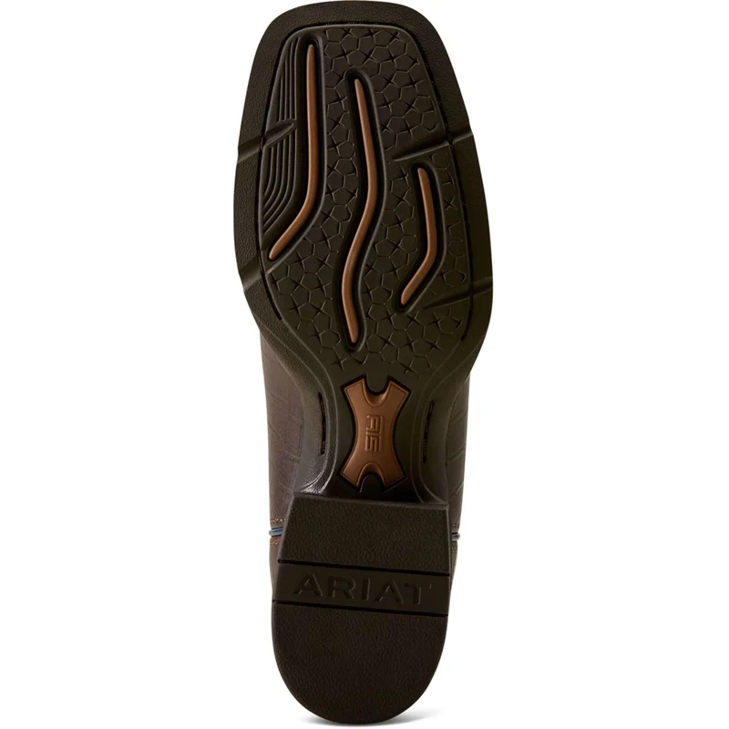 Ariat Bottes Western Round Up Holly Femme Chocolate Croc
