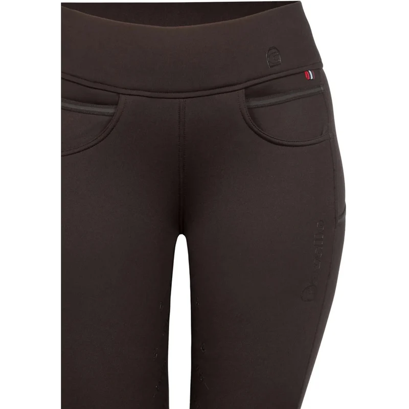 Cavallo Legging d'Équitation CavalLiz Grip Rl Full Grip Café Noir