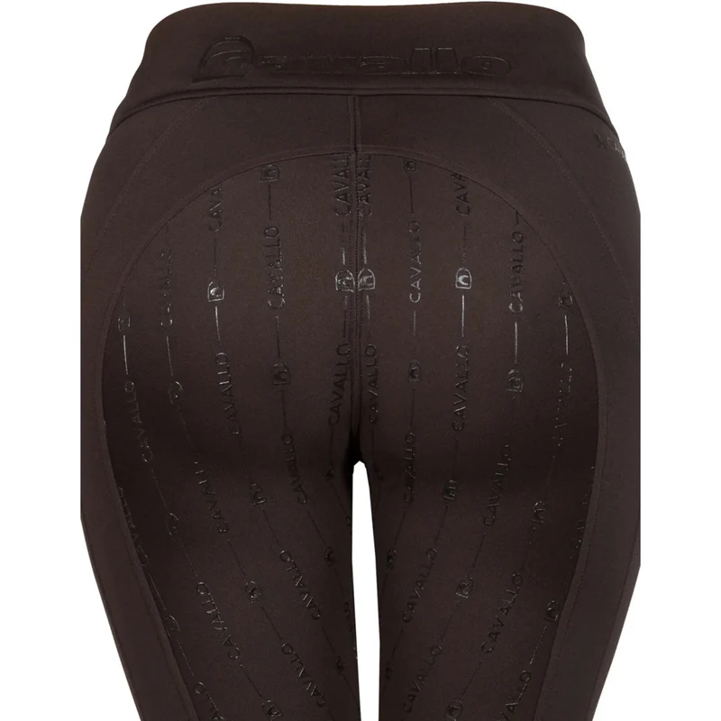 Cavallo Legging d'Équitation CavalLiz Grip Rl Full Grip Café Noir