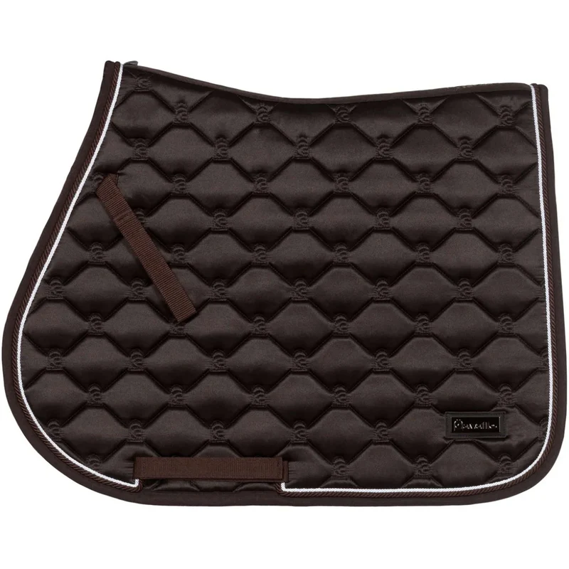 Cavallo Tapis de Selle CavalHanaya Polyvalent Café Noir