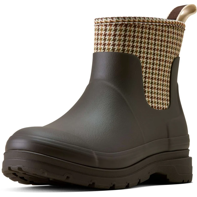 Ariat Jodhpurs Kelmarsh Shortie Femme Chocolate/Tan Twill