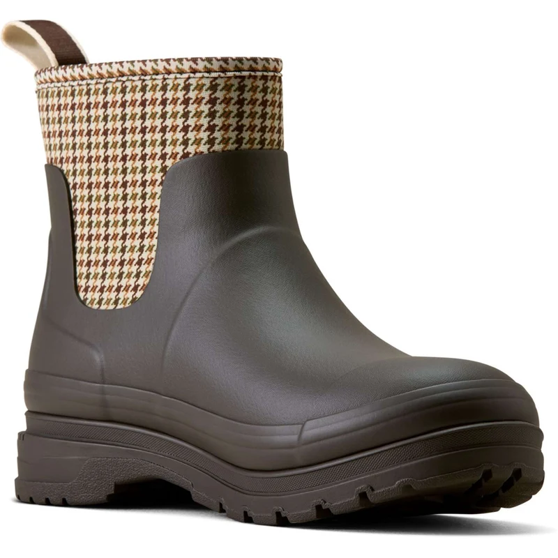 Ariat Jodhpurs Kelmarsh Shortie Femme Chocolate/Tan Twill
