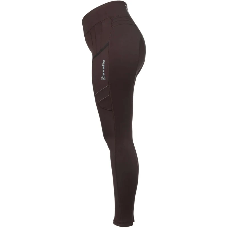 Cavallo Legging d'Équitation CavalLin Grip Rl Full Grip Café Noir