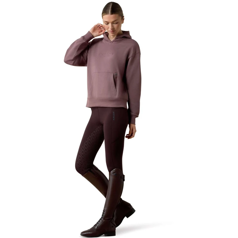 Ariat Pull col Hoodie Martine Femme Peppercorn