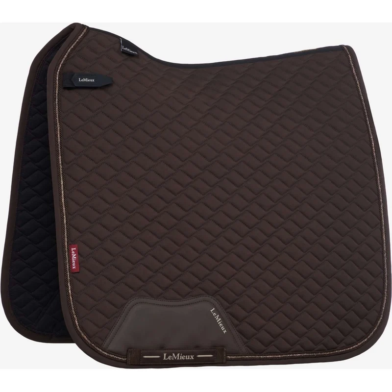 LeMieux Tapis de Selle Brilliance Dressage Espresso