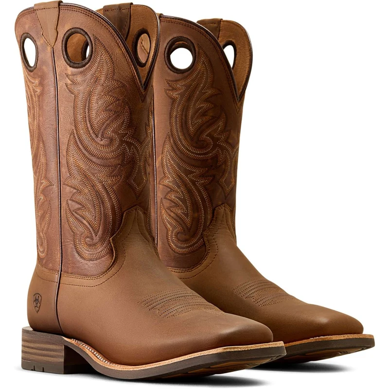 Ariat Bottes Western Highland Toughstock Hommes Distressed Brown/Tack Room Brown