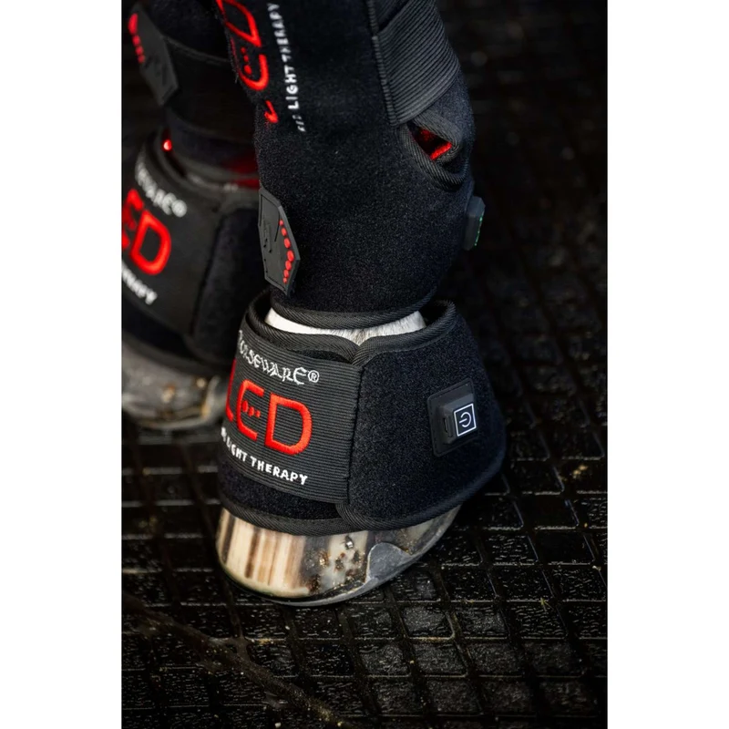 Horseware Mini Wraps LED Red Light Therapy Quad Noir/Noir